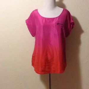 100% Silk Ombré Blouse